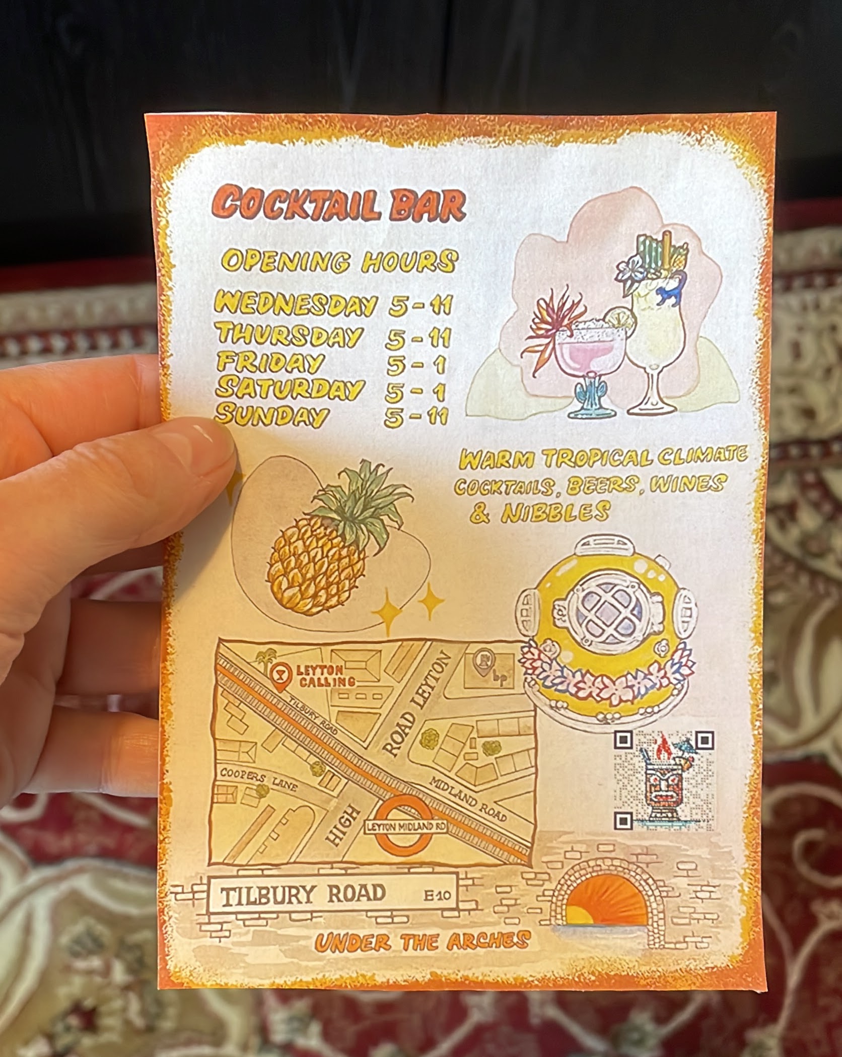 Handdrawn flyer